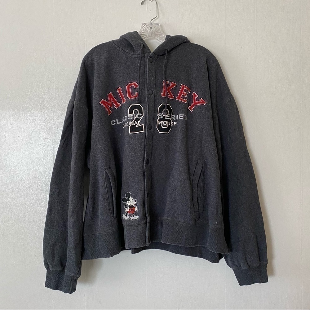 𝅺MICKEY Mouse Unisex Classic 28 button up hoodie